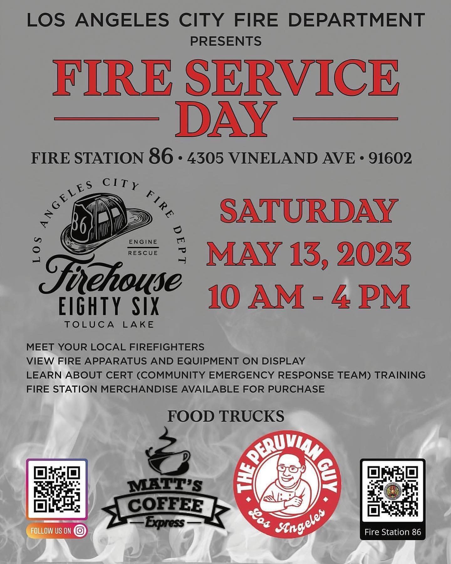 May 11 is Fire Service Day